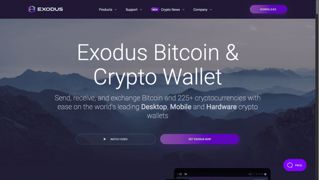 exodus crypto wallet