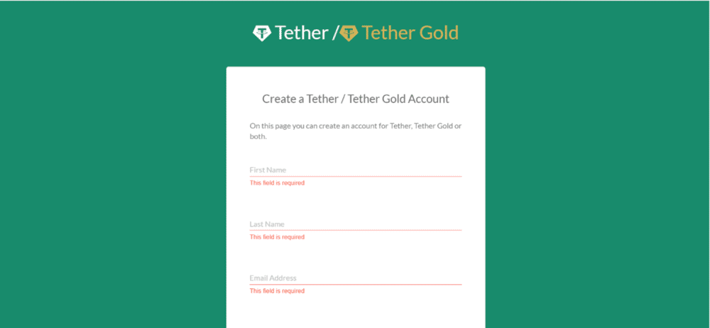 Purchasing tether